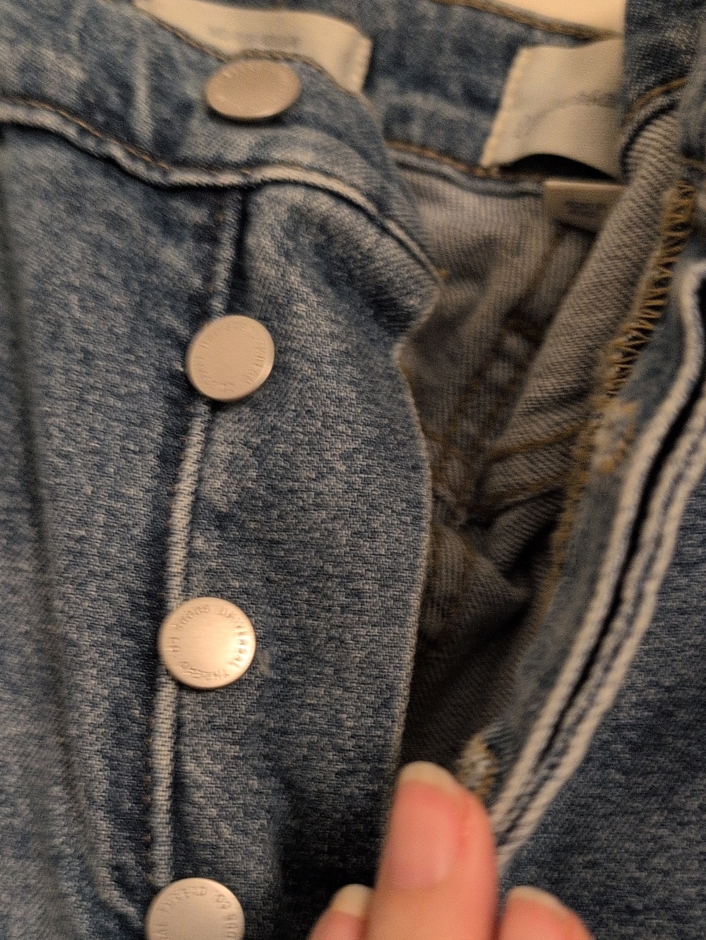 NWT Universal Thread Mid Rise 80's Slim Jeans Light Wash Size 14 - Picture 4 of 7